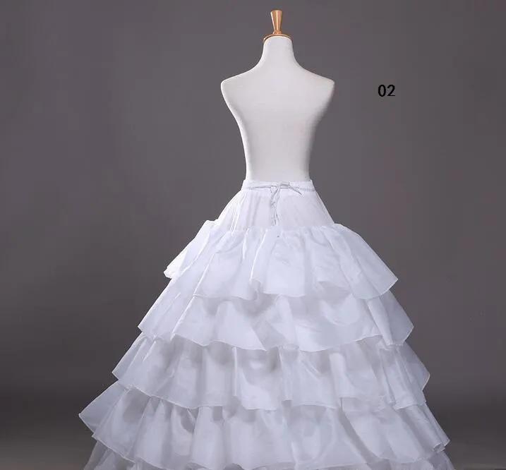 PaptTicoats de casamento Vestidos de baile de bola sub -camas para vestidos de noiva de casamento PLUS TAMANHO CRINOLINE PETTICOAT WS0044232348