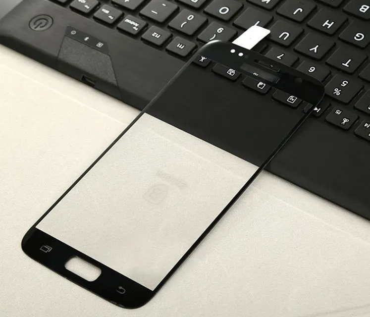 Pellicola in vetro temperato S7 Samsung S7 Pellicola protettiva schermo in vetro temperato con copertura completa curva 3D