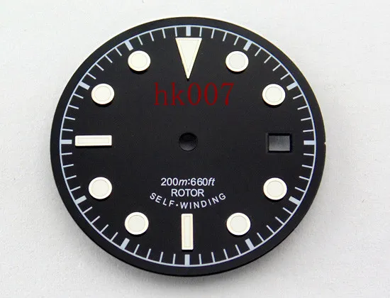 P355 356 Corgeut 30 5mm Esfera negra compatible con Miyota8205 8215 ETA 2824 Mingzhu 2813 Reloj Diseño simple de alta calidad Dial2870