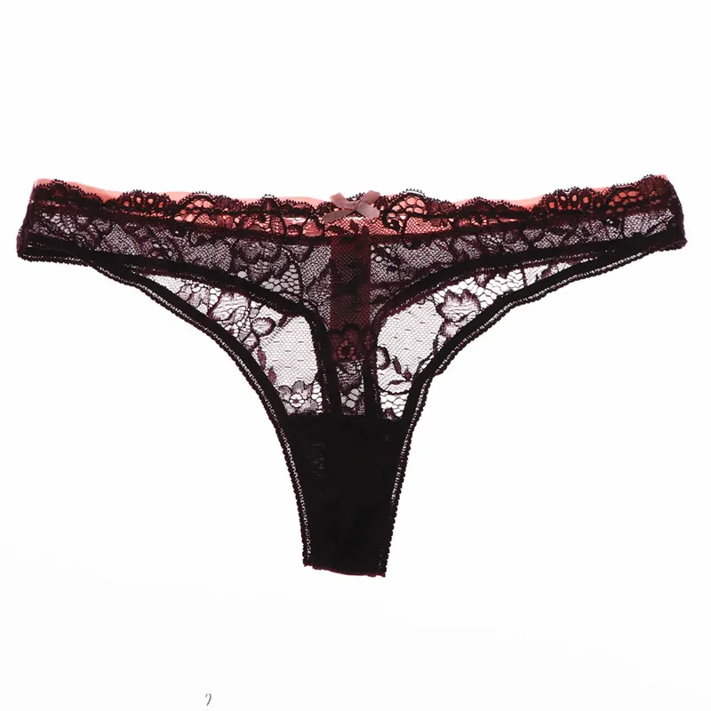 Women String Lace Thong Panties - 5-Piece Set - Sexy Seamless G-Strings for Women ...
