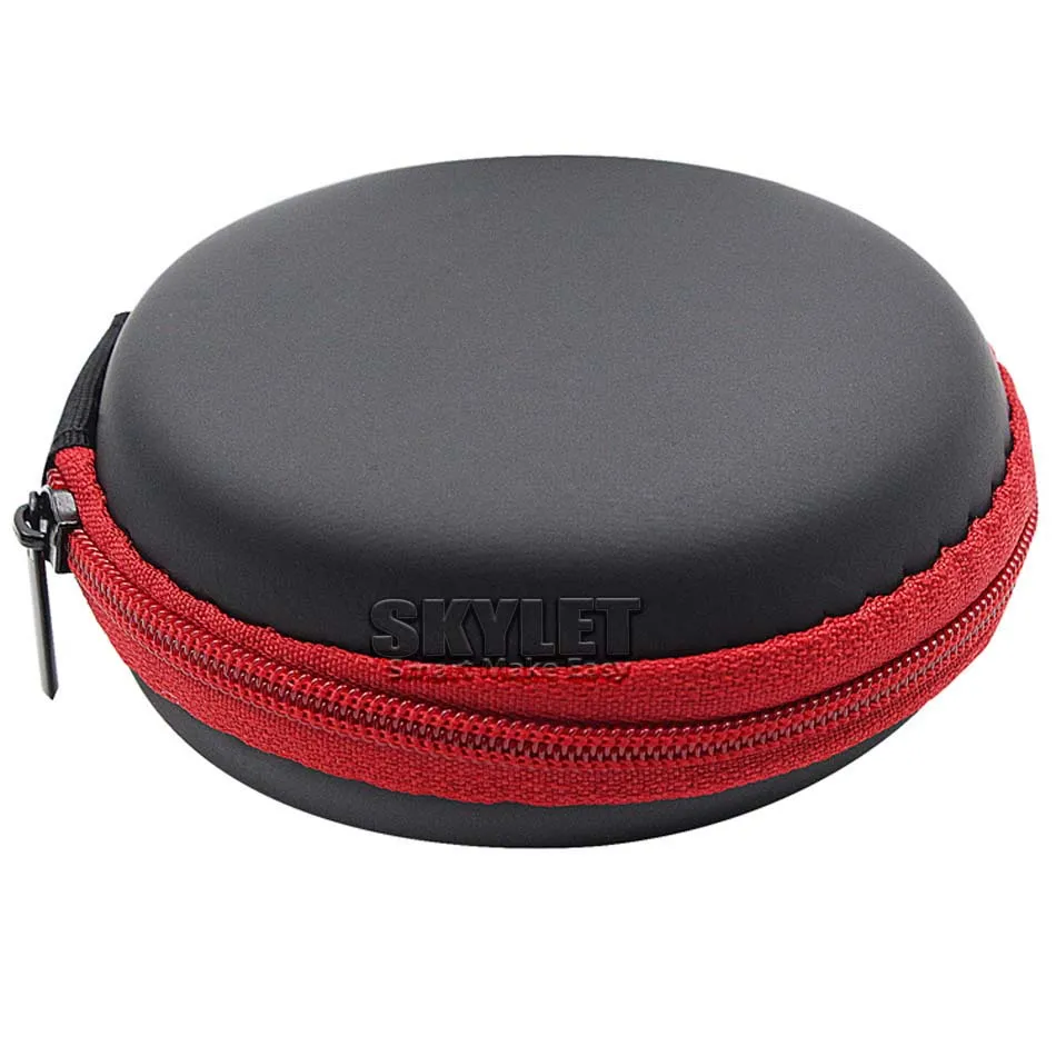 High Quality Earphones Storage Carrying Bag Earpphone Earbud Case Cover For USB Cable Key Coin Mini Zipper Case Without Package