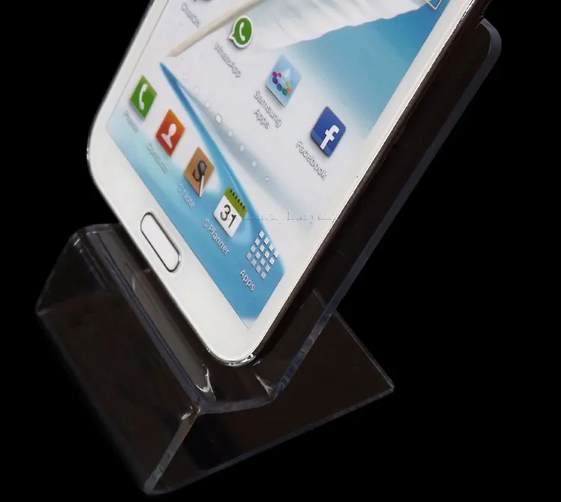 DHL fast delivery Acrylic Cell phone mobile phone Display Stands Holder stand for 6inch smartphone DHL 1223590