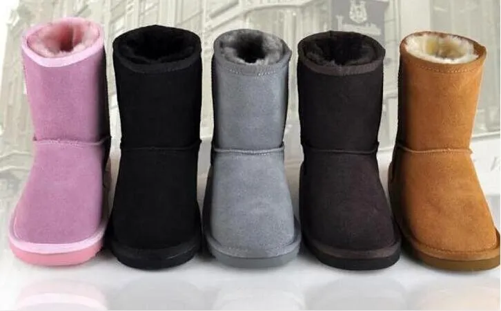 2017 Fracht hochwertige Damen klassische hohe Stiefel Kinderstiefel Schneestiefel Winterstiefel