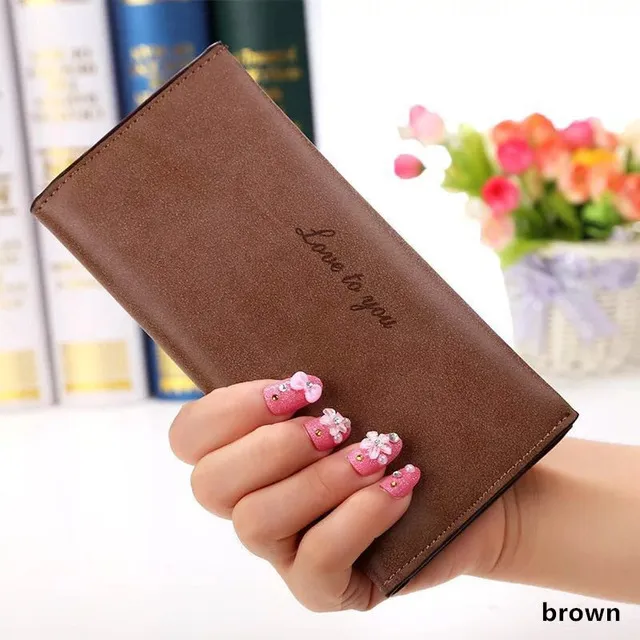 Womens fashion Purses Young lady big capacity Long Wallets females PU Leather clutch bags Cards Holder wallet women bag 