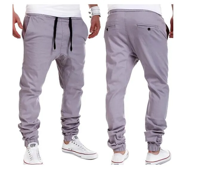 Nya Mens Joggers Man Harem Byxor Casual Loose Sports Wear Kläder Byxor Sweatpants Jogger Stor Storlek