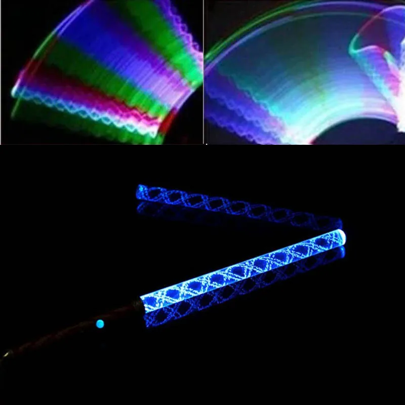 26cm Acrylic LED Glowing Magic Wands Sticks Toy Concert Bar Flashing Wands Light Up Toys Party Supplies ZA1178