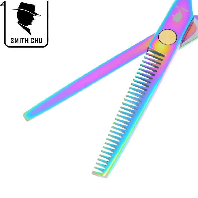 5.5Inch Smith Chu Rostfritt stål Hår Saxar Högkvalitativ Hårskärare Tunna Saxar Barber Hårverktyg Gratis Frakt, LZS0048