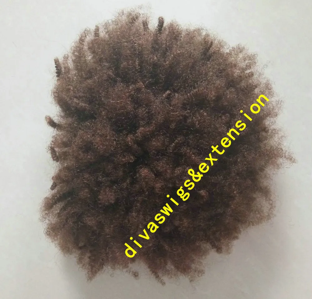 Afro Kinky Curly Weave Ponytail Hairstyles Clips Classring Ponytails Rozszerzenia Nowe włosy Afro Ponytail Krótki wysoki kucyk Słodka 4 kolor