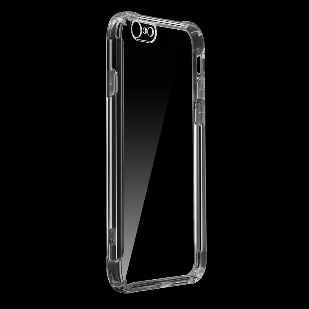 Socktät kristallmjuk TPU -fall för iPhone 14 13 12 Pro X XR XS Max 8 6 7 Plus täcker Clear Slim Silicone Case Support Samsung S8 S9 S10 Edge Note 10