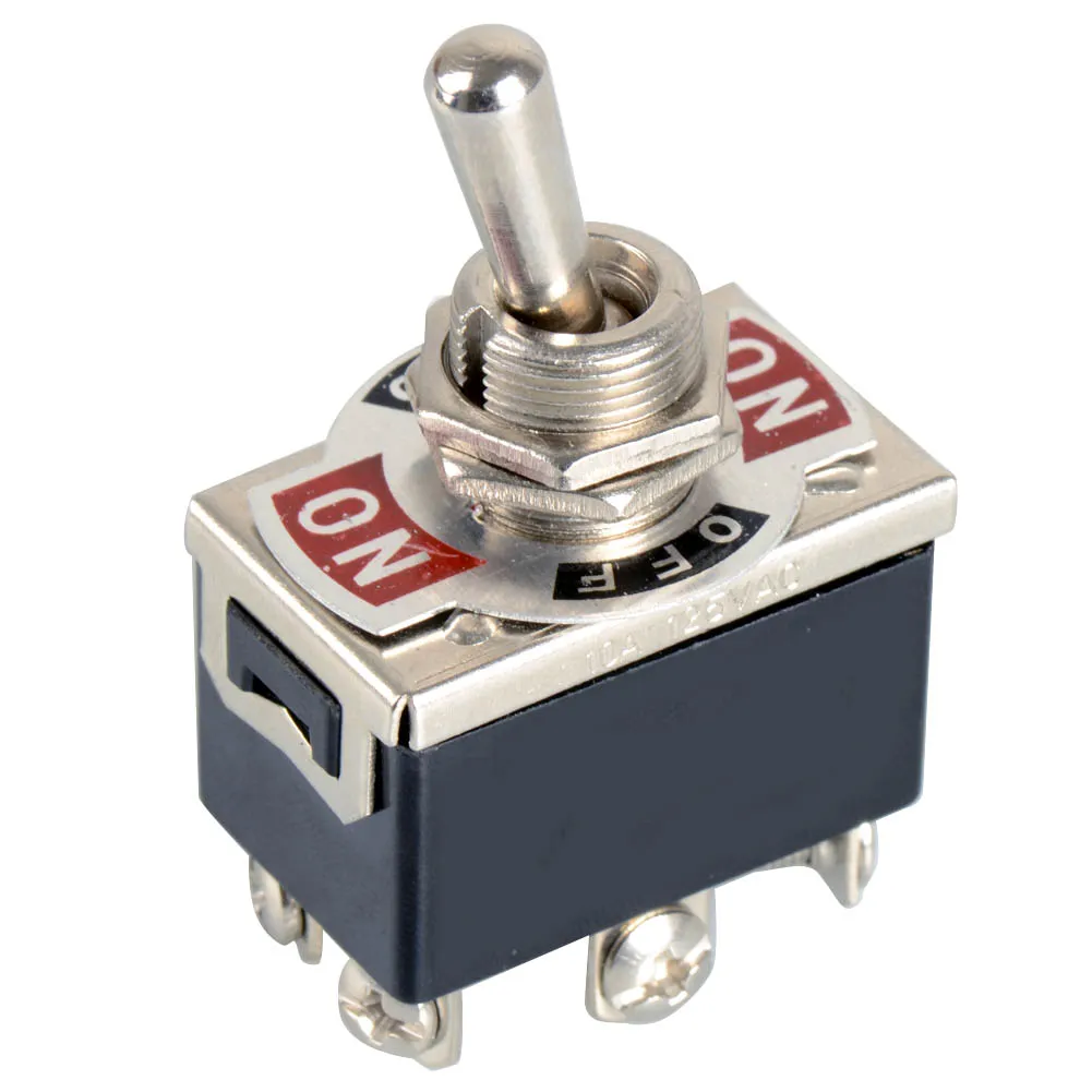 6 Pin DPDT Momentary Switch On-Off-On Motor Reverse Polarity DC Moto B00042 BARDBusiness & Industrie, Elektronik & Messtechnik, Stecker, Schalter & Kabel!