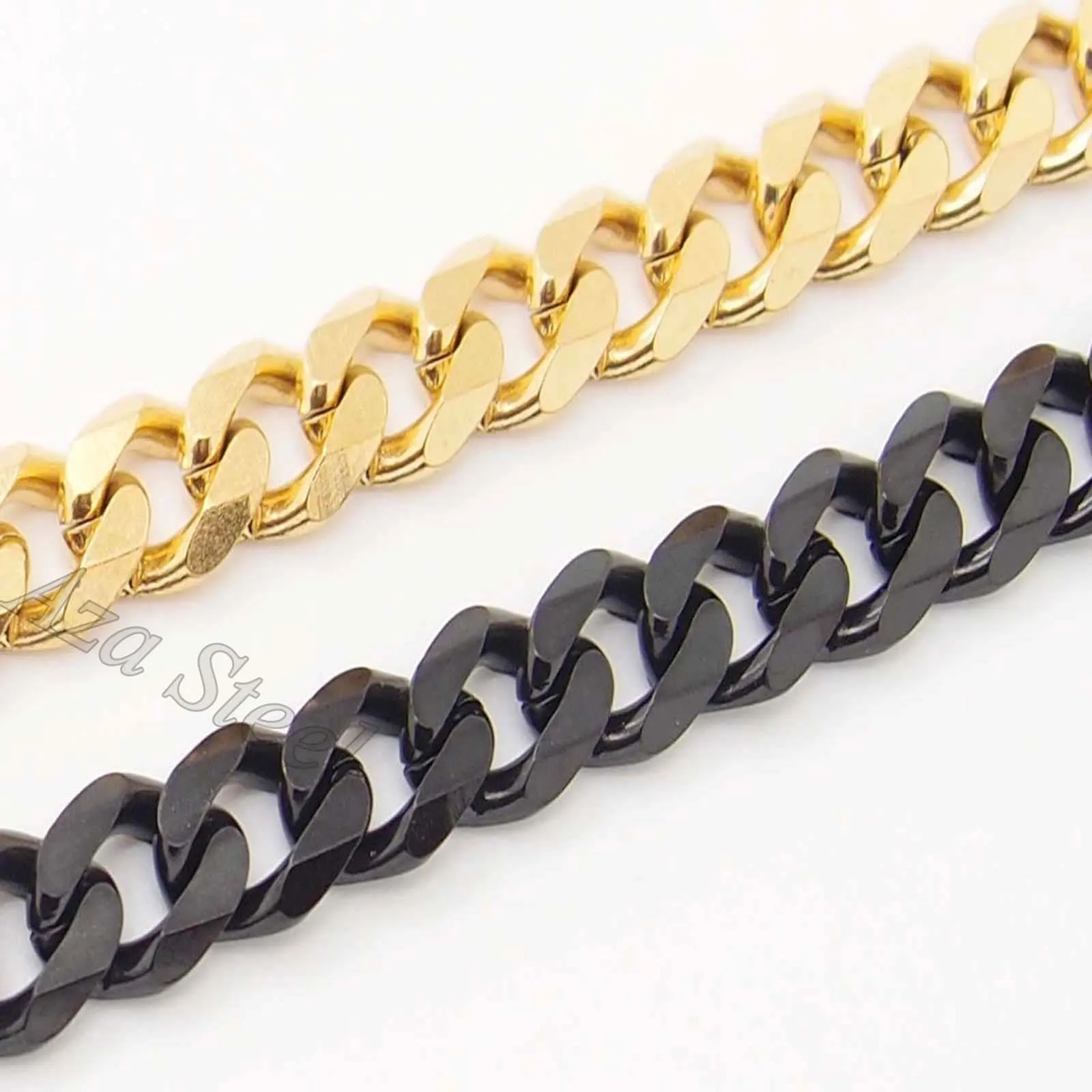 ganancia Muerto en el mundo Melbourne Venda El Collar De Cadena De Acero Inoxidable De Acero Inoxidable De 8 Mm  De 8mm De 8mm De 18 36 Negro De 4,45 € | DHgate