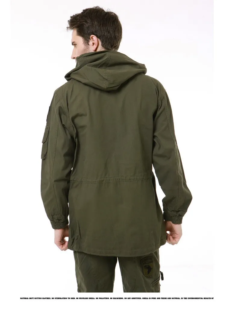M65 Giacche in stile militare da uomo cappotto da pilota giacca da esterno bomber dell'aeronautica militare USA 101