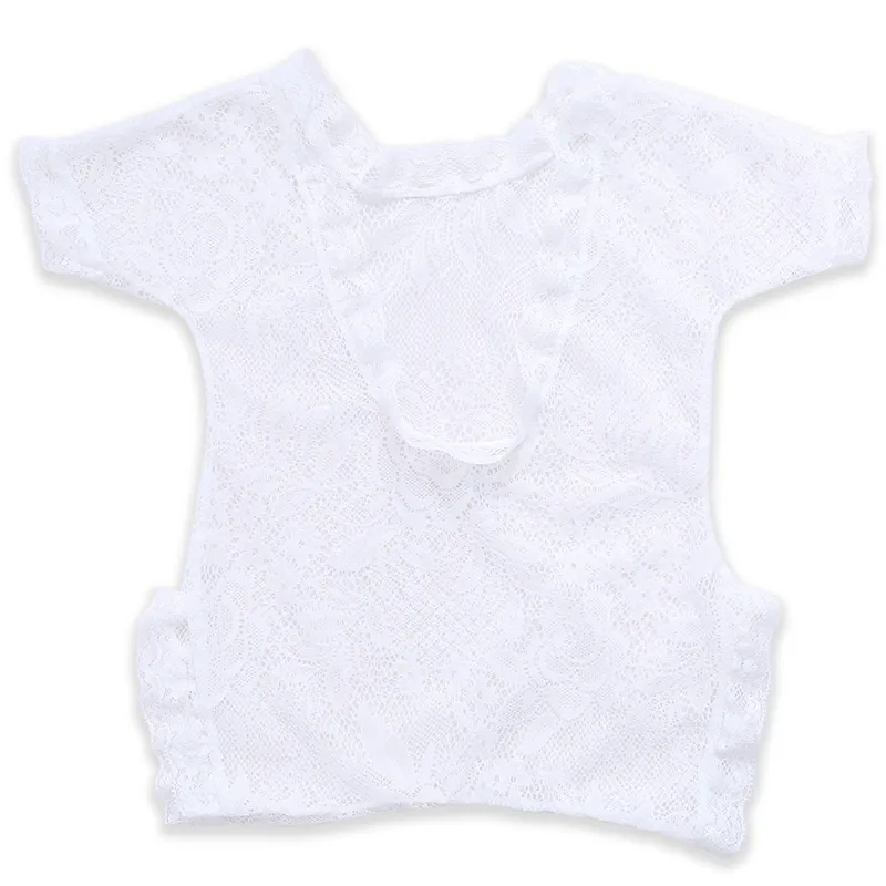 Moda Pagliaccetto Neonato Pizzo Petti Pagliaccetto Infantile Ragazza Tuta Bambino Compleanno Vestito Abbigliamento bambini