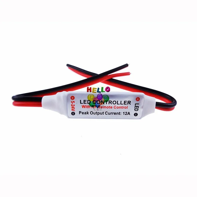 Delicate Single Color Remote Control Dimmer DC 12V 11keys Mini Wireless RF LED Controller for led Strip light