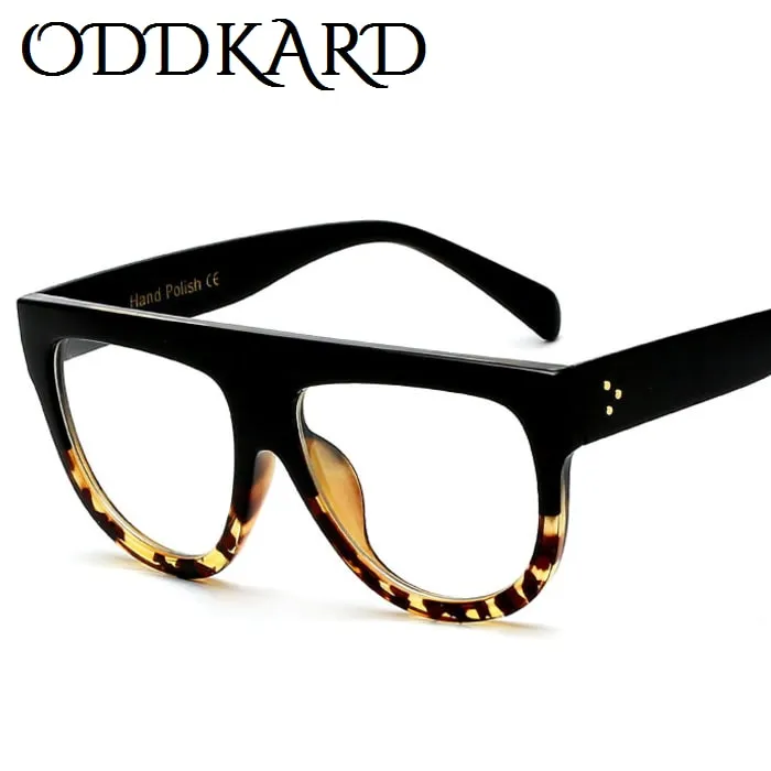 ODDKARD Casual Fashion Flat Top Solglasögon för män och kvinnor Varumärkesdesigner halvrunda solglasögon Oculos de sol UV400