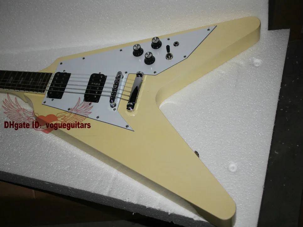 Partihandel Newest Guitar Custom Shop Cream Electric Guitar bästa högkvalitativa OEM från Kina