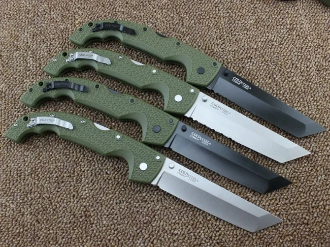 I più recenti coltelli in acciaio freddo Serie Navigator Voyager Big Big Folding Kife Utility Knifes Knifes Hunting Tactical Outdoor Camping Strumento 10 tipi