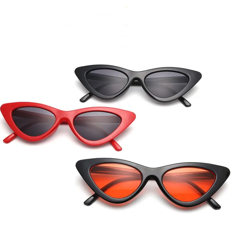 24 Farben Cat Eye Sonnenbrille Rahmen Bunte Mode Cateye Sonnenbrille Metallscharnier Großhandel Brillen