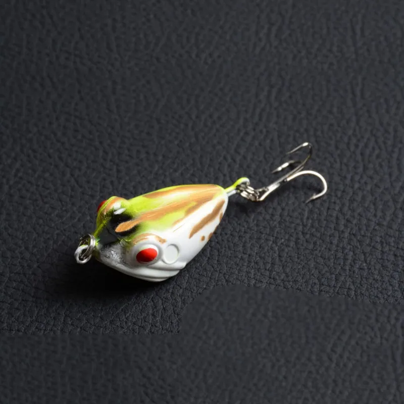 4cm 6g MOCRUX 3D Eye Fishing Lure Colorful Hard Frog Baits Sharp Hook Tackle topwater Fish Lures Tackles Bait Hooks