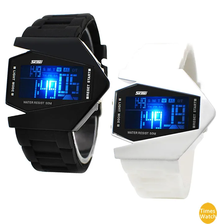 2016 Nieuwe SKMEI F 0817B Waterdichte Schokvliegtuigen Horloges Neon Light Cool Horloges Mannen Horloge Kinderen Horloge Gift