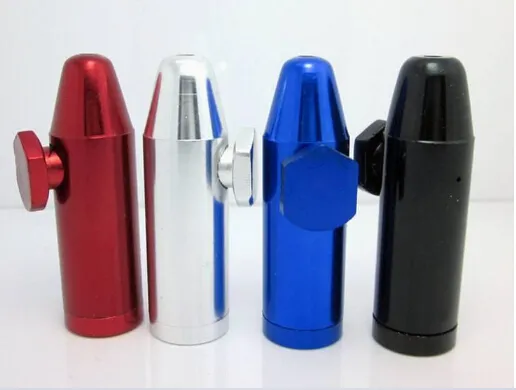 흡연 파이프 도매 알루미늄 금속 스니 프 로르타이어 파이프 Shisha 물 담뱃대 그라인더 선물 롤링 머신 종이 유리 봉 기화기 Box1