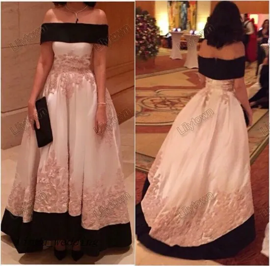 Singer Myriam Fares Evening Dress Long Red Carpet Gown Formal Party  Off-Shoulder A-Line Floor-Length Satin Gown from Dhgate Evening Dresses -  price 817.84