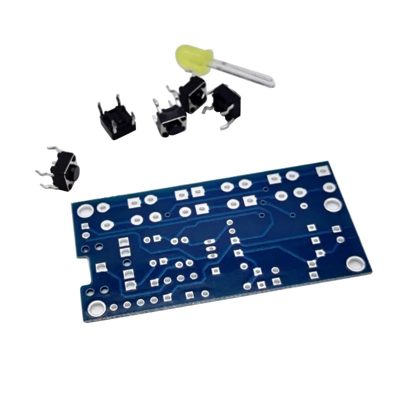 DIY-5-Keys-Stereo-Wireless-FM-Radio-Receiver-Kit-Electronic-Kit-PCB-76-108-MHz-(2)
