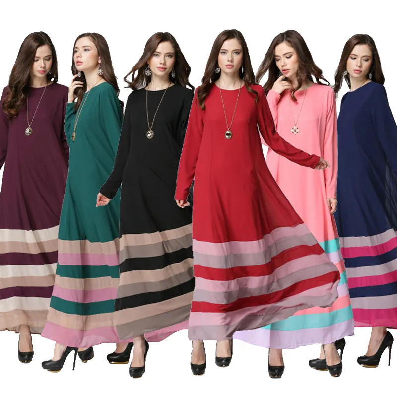 Abaya Turca Ropa De Mujer Vestido Musulmán Costura Abayas