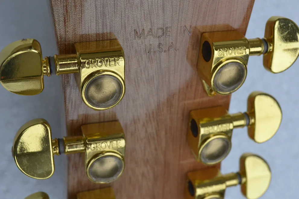 Golden Grover Tuning Pegs On Guitar Set 3 R 3 L In Stock With From