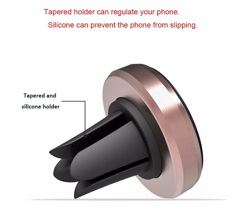 Mount Holder Magnetic Car Air Vent Phone Holders Bracket Universal Hand Free Mobile Equipment Cars för Samsung S20 Ultra Note 10