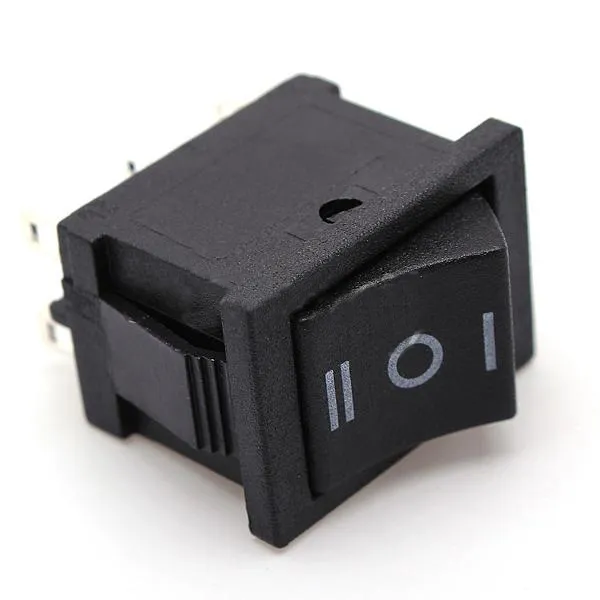 6Pin DPDT ON-OFF-ON Position Snap Boat Rocker Switch AC 6A/250V 10A/125V B00270