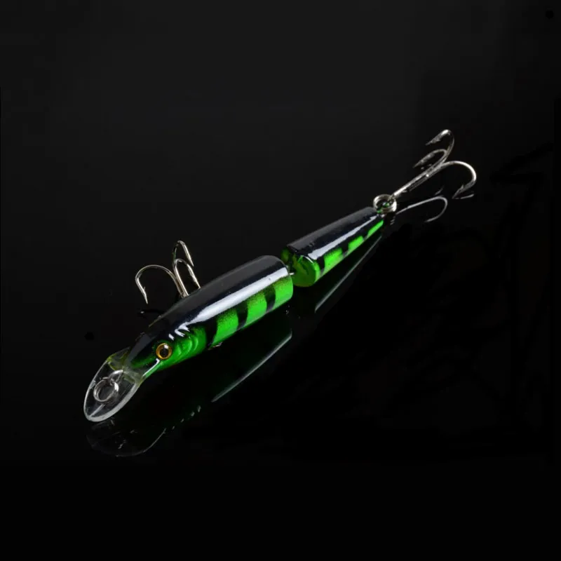 Nya crankbait crankbait fiske betar lockar minnow krokar 3d ögon fisk lockar upp väska förpackning 9,6 g