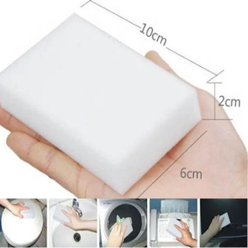 100x60x20mm Multi-functional Cleaning Magic Sponges Eraser Melamine Foam Magic Sponge Eraser Multi-functional Home Cleaning Cleaner Pad