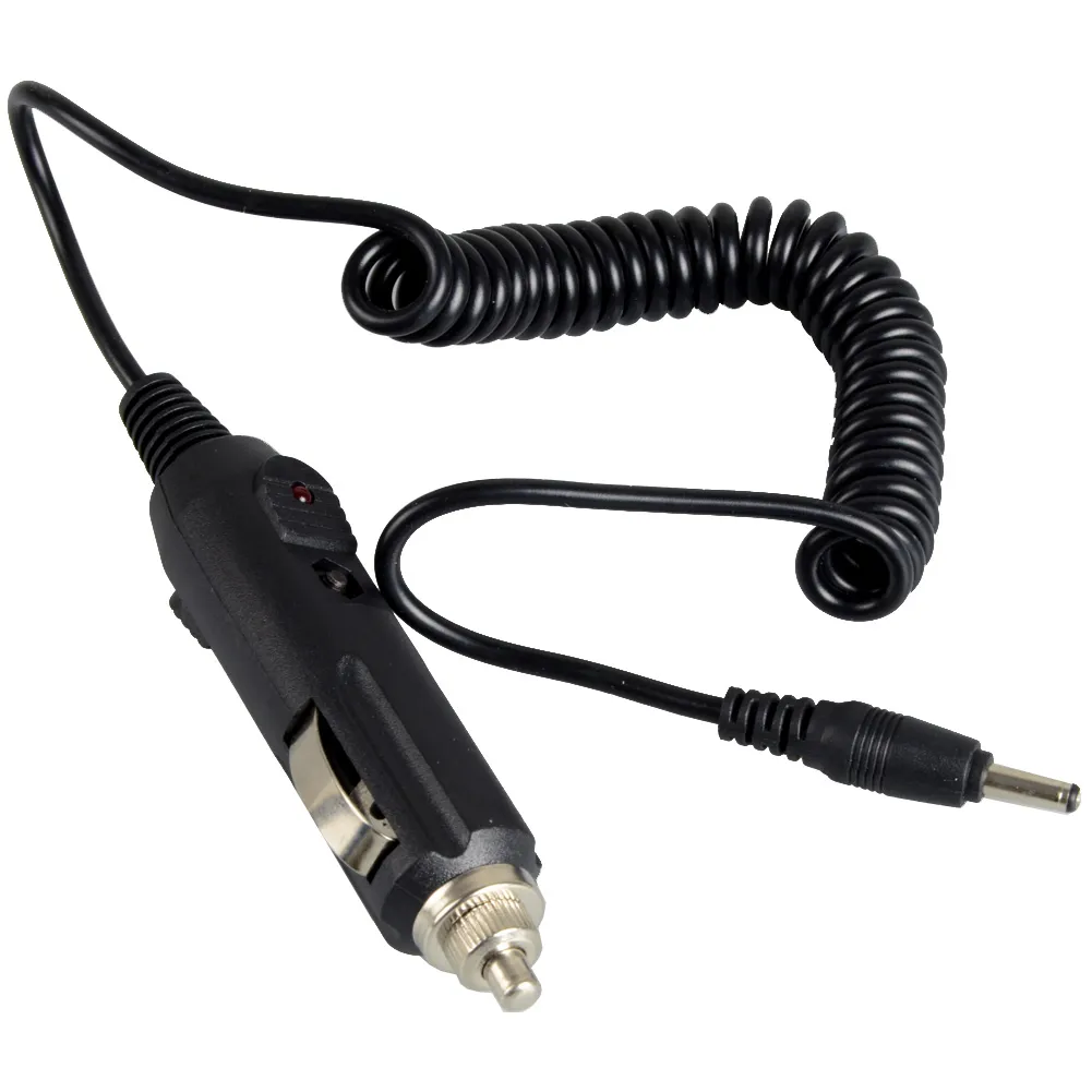 Gloednieuwe Zwart 2.5mm Autolader Kabel voor Baofeng UV-5R 3800mAh batterij G00130