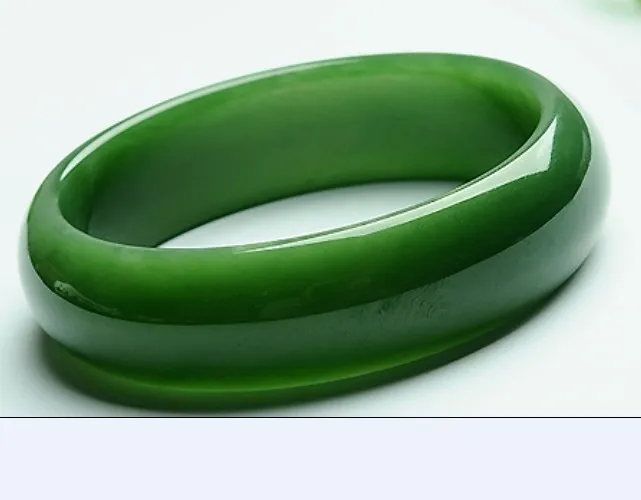 Fijne vrouwen sieraden groene jade armband met een certificaat echte natuurlijke groene jade smaragdd armbanden