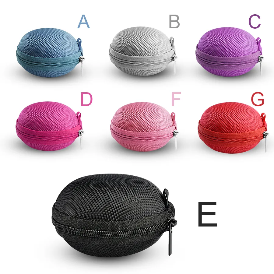 Bolsa universal de nailon con cremallera para auriculares, minicaja para cables, tarjeta SD, monedero portátil, bolsa para llaves, bolsa de transporte, funda de bolsillo