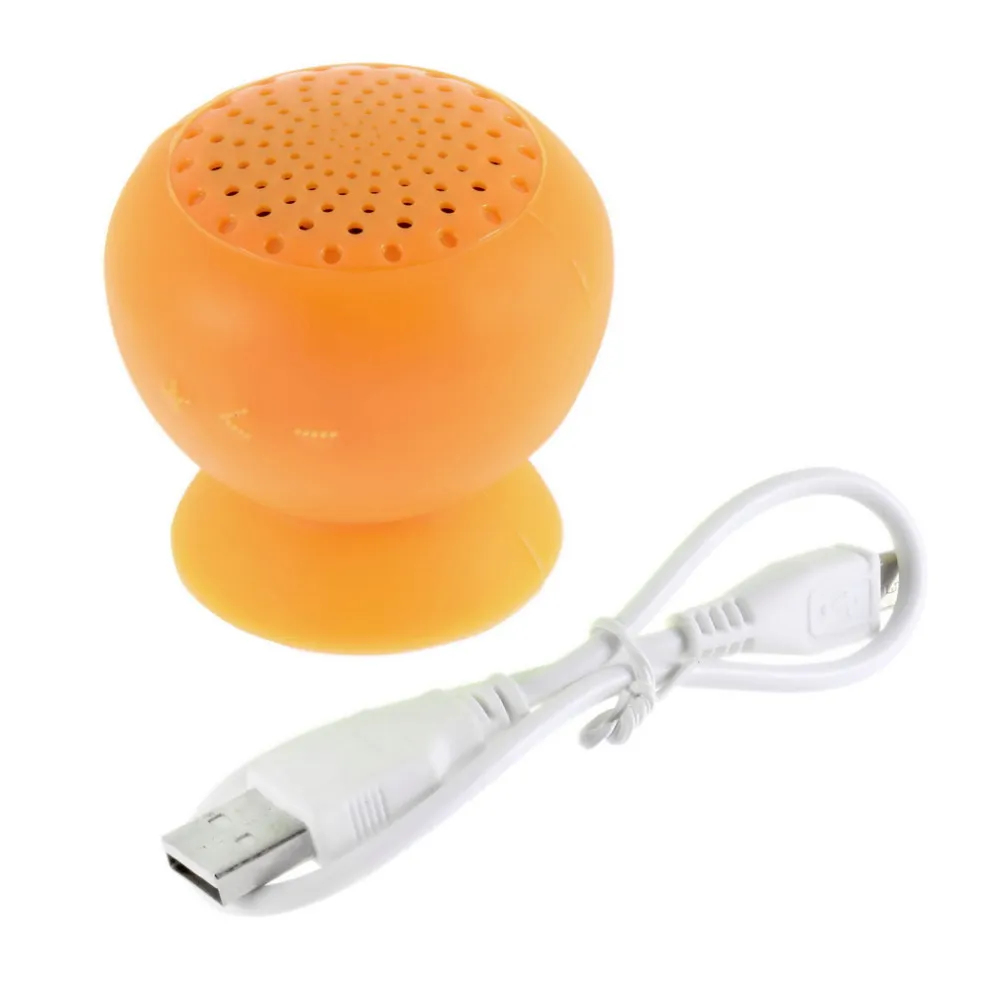 Mushroom Mini Altavoz Bluetooth Inalámbrico Impermeable Lechón de Silicona Manos Libres Altavoces con Micrófono Para Dispositivos Apple Android PC Computadora