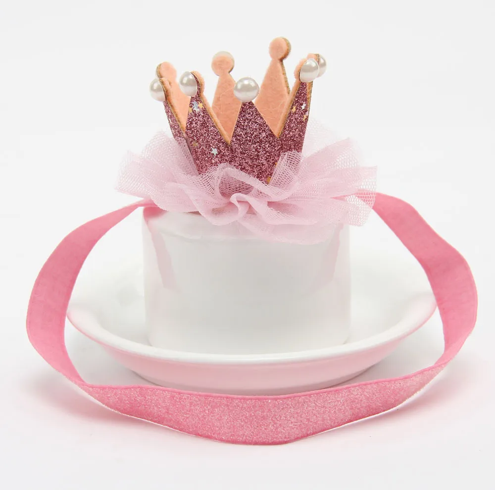 Princess Baby Girls Crown Tiara Hairband Hairband Cake Smash Smash New! فتيات التاج عقال HJ125