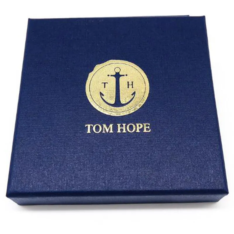 Tom Hope Armband 4 Größe Southern 3 grünes Fadenseil Edelstahl Anker Charms Armreif mit Box und Etikett TH102890776