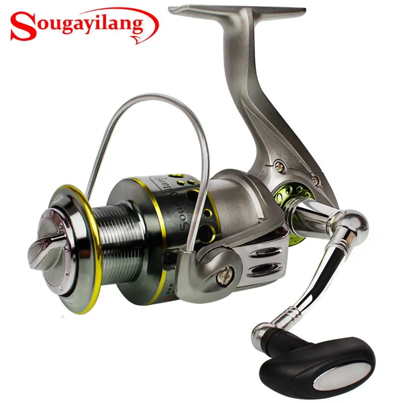 Sougayilang SG2000-5000 Series Fishing Reels Spinning With 12+1BB Bearing Balls Metal Body Fishing Reel Saltwater Freshwater