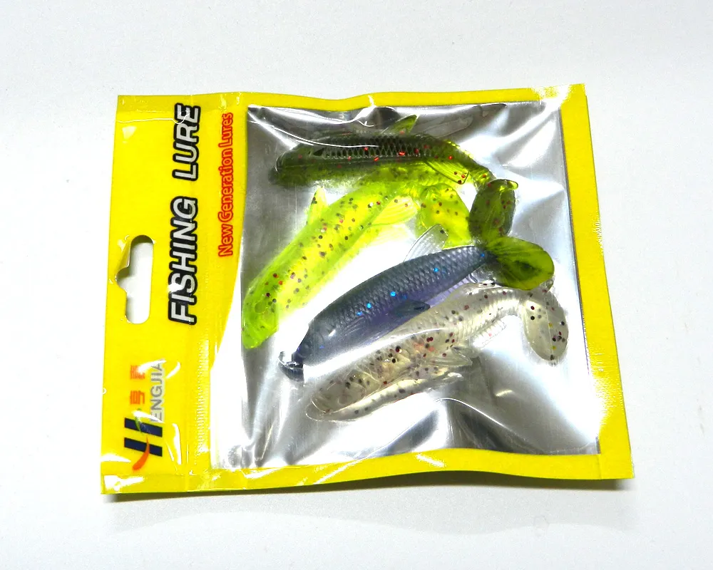 100bagslot 55g 7cm Hengjia PVC Plastic Soft Lures Bass Soft Baits Fishing  Lure Worm Lifelike Swimbait Vivid Leurre Souple3275998 From F51o, $83.91