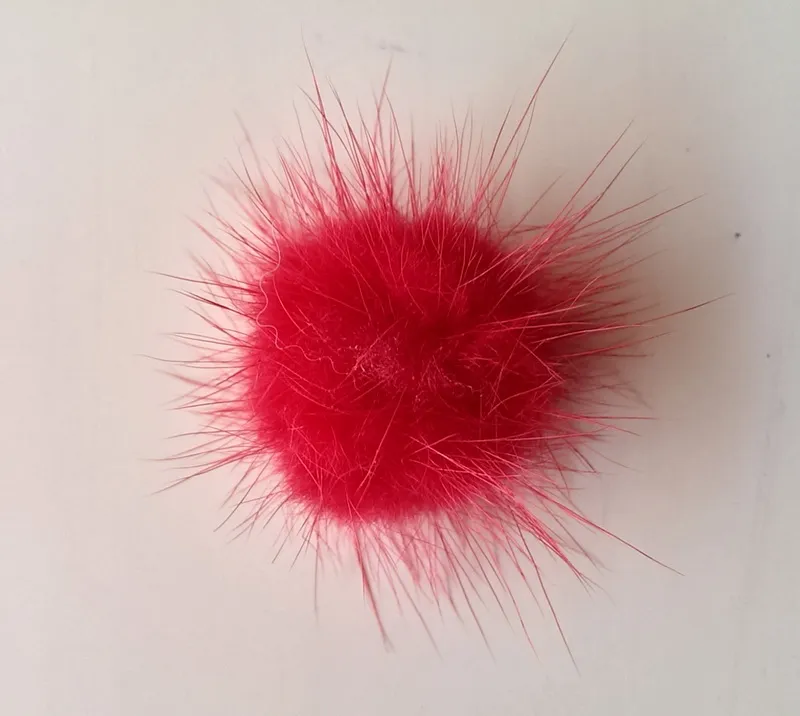 smart 3.5cm mink hair fur ball accessories for decoration genuine PomPom balls free express delivery