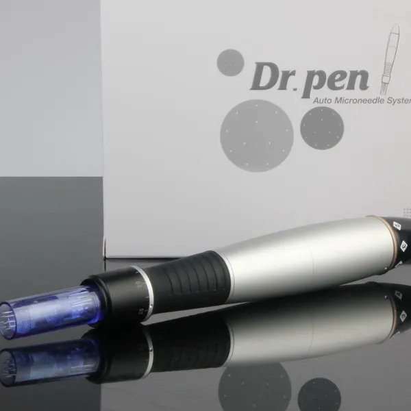 Venta directa del fabricante Electric Dr Pen Micro Needle Stamp Derma Pen con dos cartuchos de aguja gratis