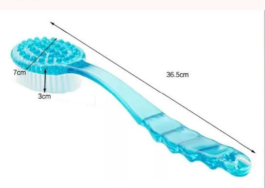 Mode varm badborste skrubba hudmassage hälso- och sjukvård dusch nå fötter gnugga borste exfoliation borstar kropp för badrum produkt