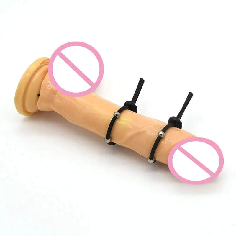 2pcspair Male Penis Extender Cock Rings Time Delay Ejaculation Penis Rings Penis Stretcher Sex Products Sex Toys for Men (3)