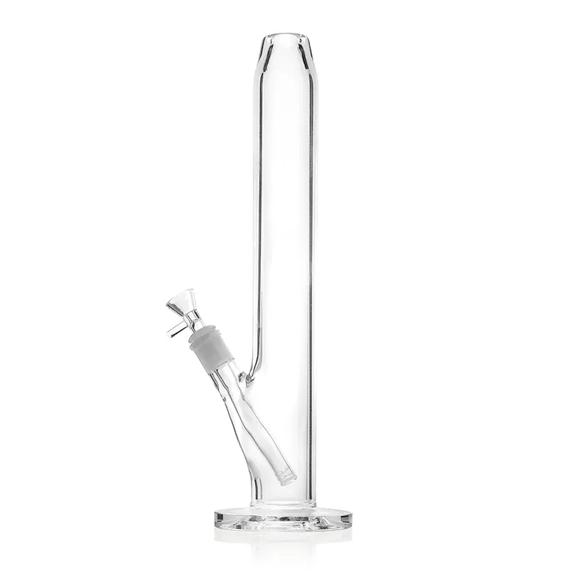 Nuovo bong in vetro 15 pollici tubi dell'acqua piattaforma petrolifera 18 mm bong tubo gorgogliatore tipo dritto