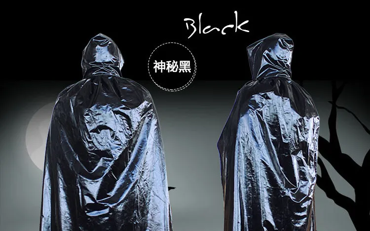 魔術師・クローク4カラーハロウィーンコスチュームコスプレ劇場Prop Death Hoody Cloak Devil Long Long Tippet Cape Free Express DHL