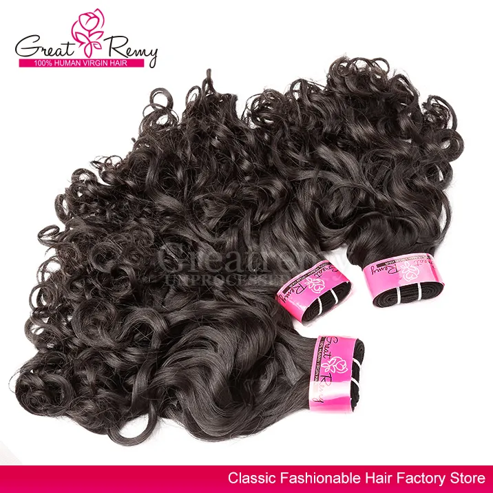 Greatremy Brazilian Curly Weave Natural Hair Weaving 10  display picture 1