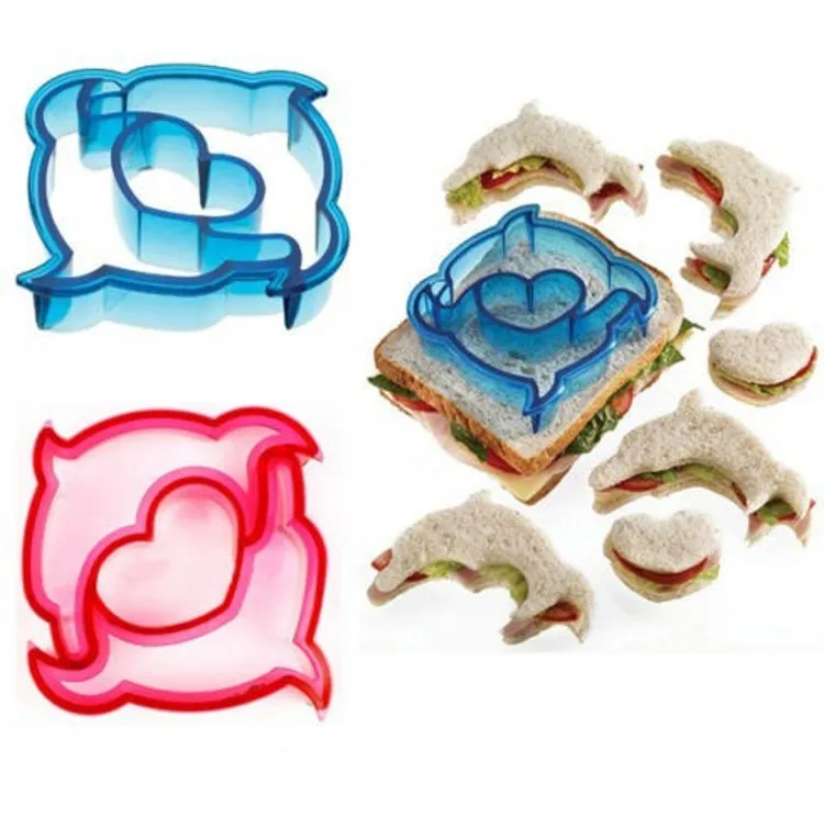 Sandwich Cutters Mold Crust Cutter Toast Cookie Cutters Baking Bread Presses Set Adult Kids Lunch Maker DIY Söt form WX-C65