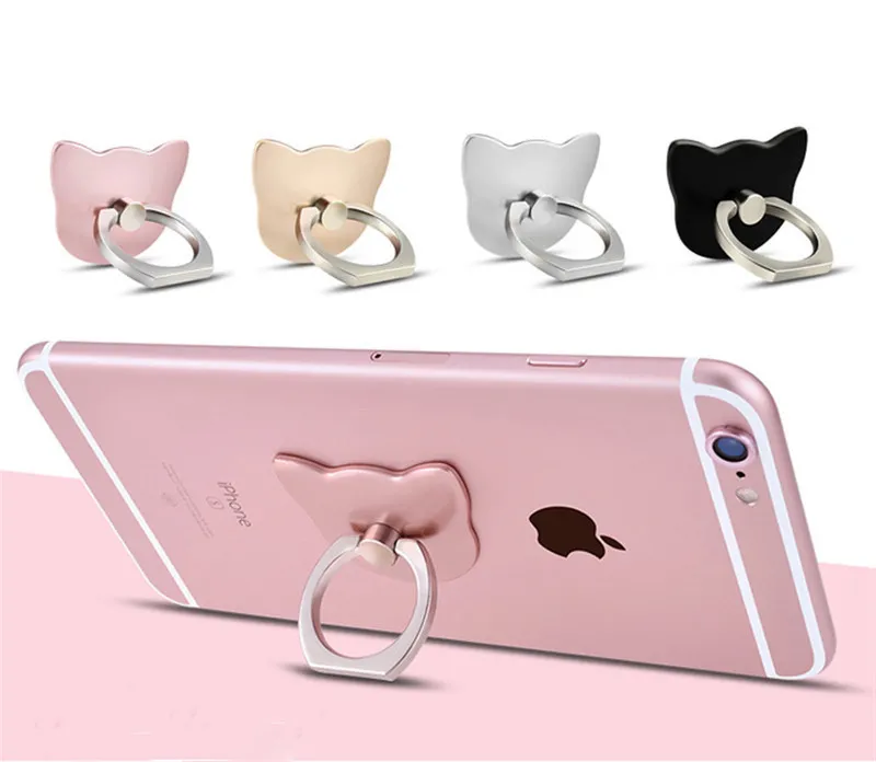 Ständer 2018 Neue Telefon-Einfassung Tablet Desk Finger Sockel Grip Halter für Smartphone Samsung Telefon-Ring-Halter mit opp Beutel